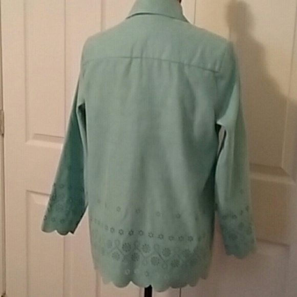 Women Long Sleeve Blouse - Picture 6 of 6